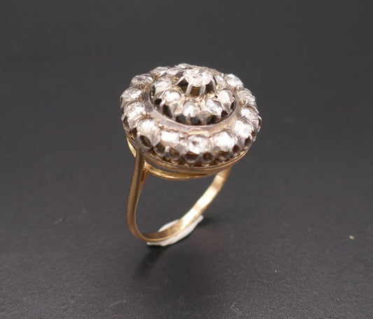 Bague diamants, 19ème siècle.