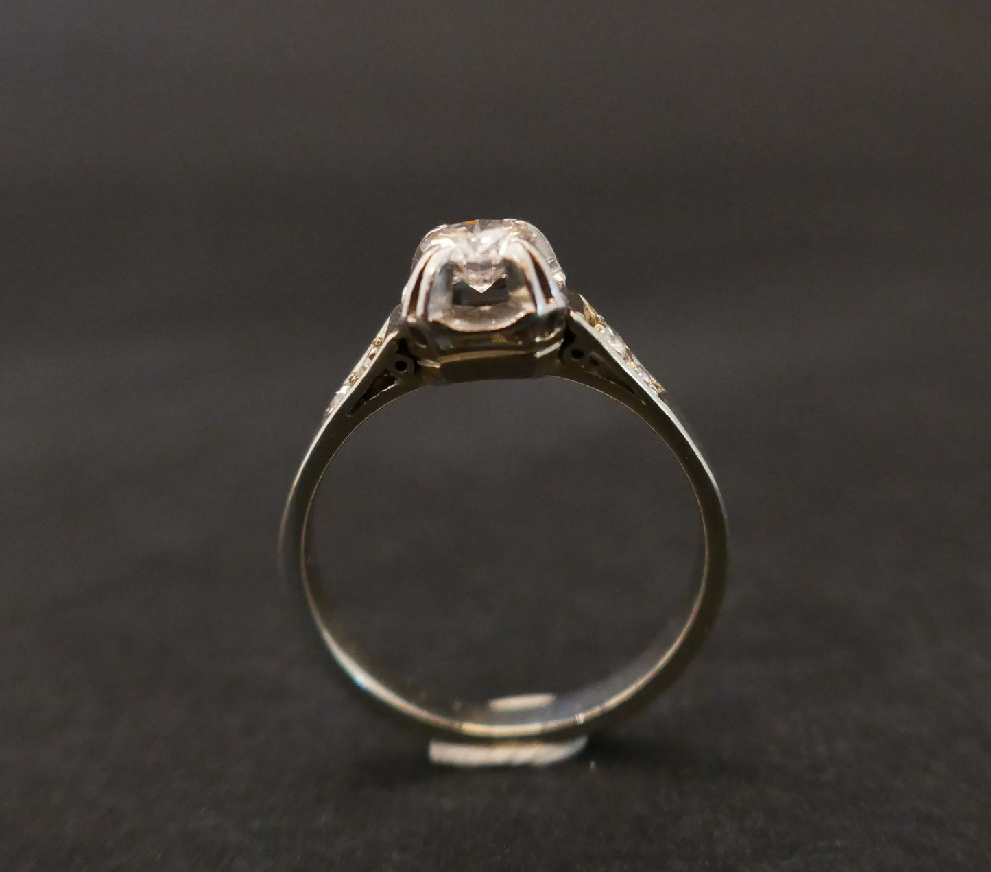 Bague Solitaire Diamant, Art Déco