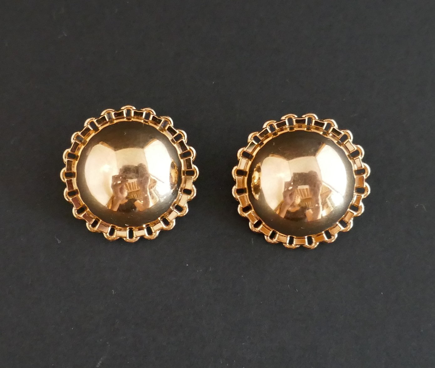 Clips d'Oreilles En Or Rose 18 Carats