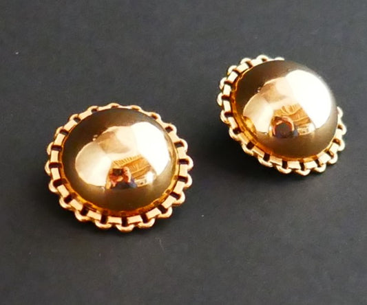 Clips d'Oreilles En Or Rose 18 Carats