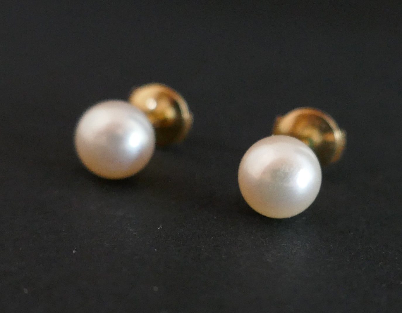 Paire De Boucles d'Oreilles Perles De Culture, 5,50 mm.