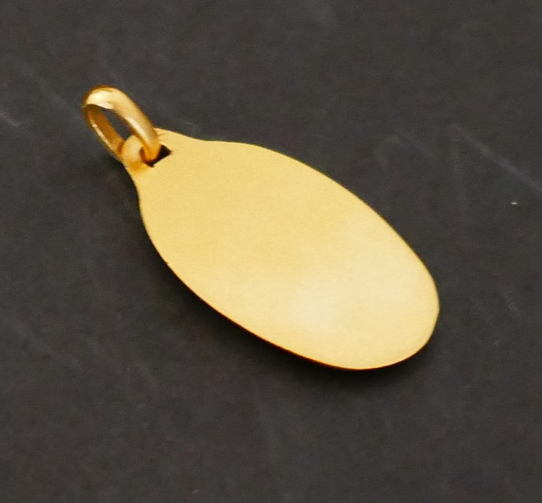 Augis Mazzoni Médaille Art Déco De Forme Ovale, Signée