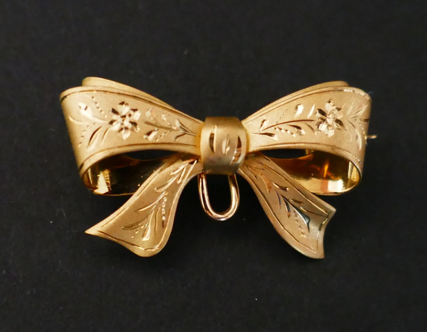 Rare Broche Porte Montre En Or 18 Carats