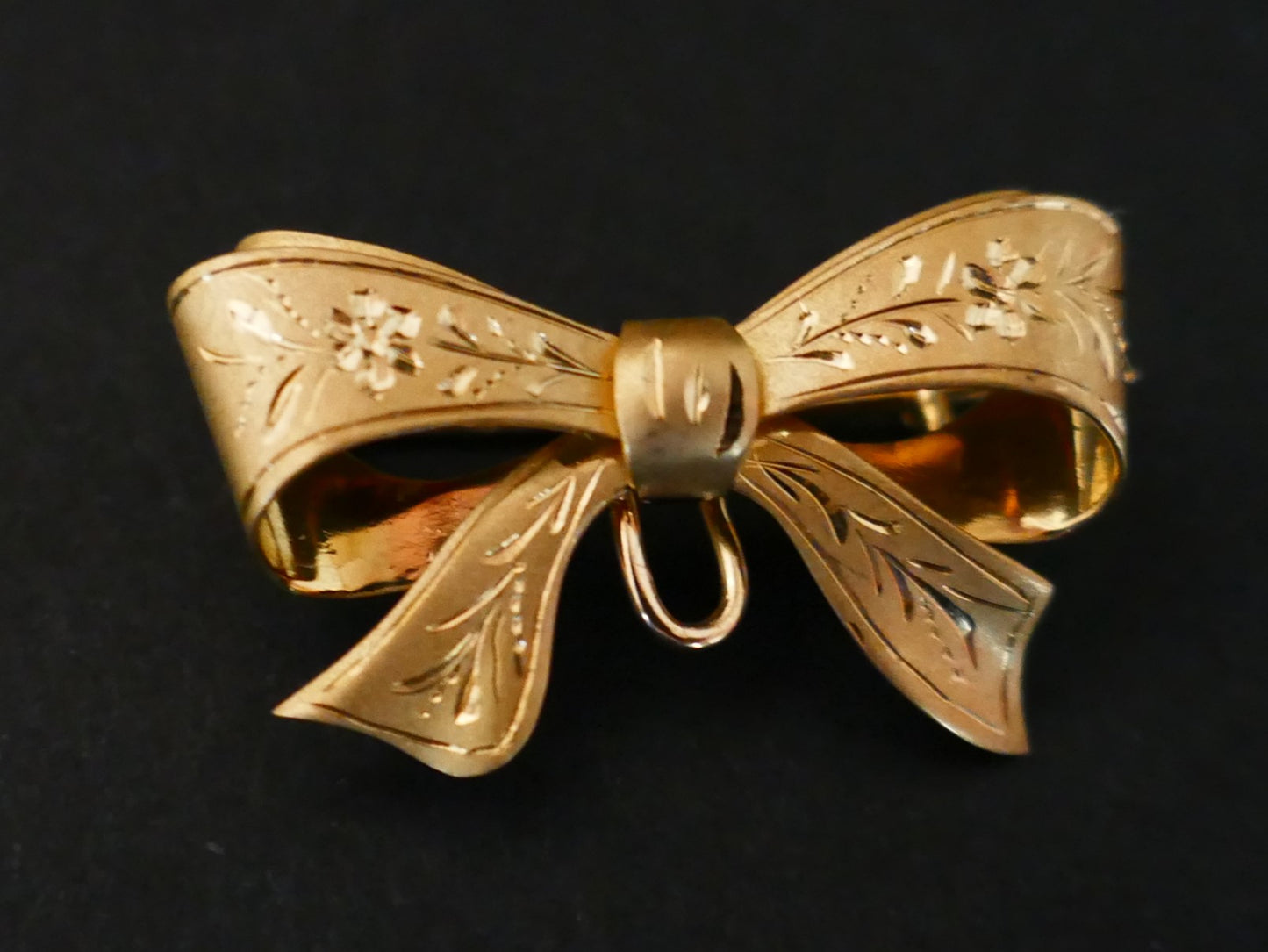Rare Broche Porte Montre En Or 18 Carats