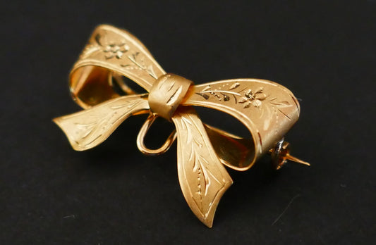 Rare Broche Porte Montre En Or 18 Carats