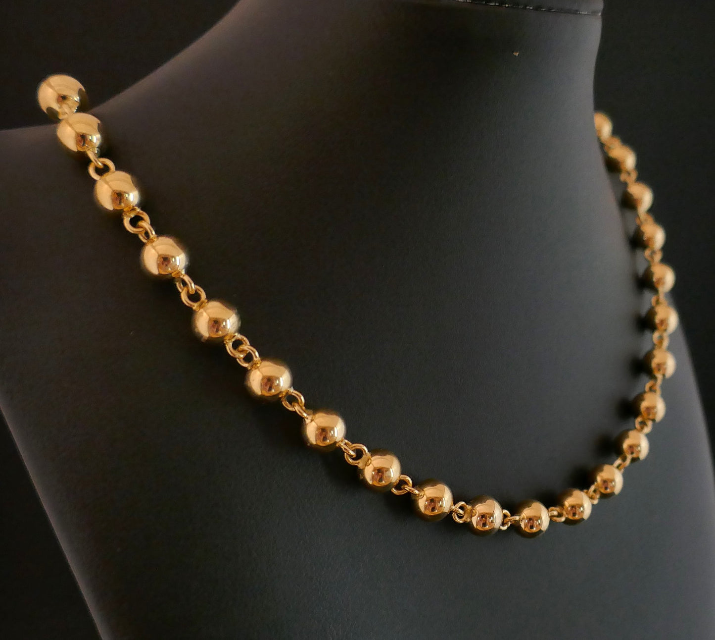 Collier Boules Marseillais En Or Jaune 18k