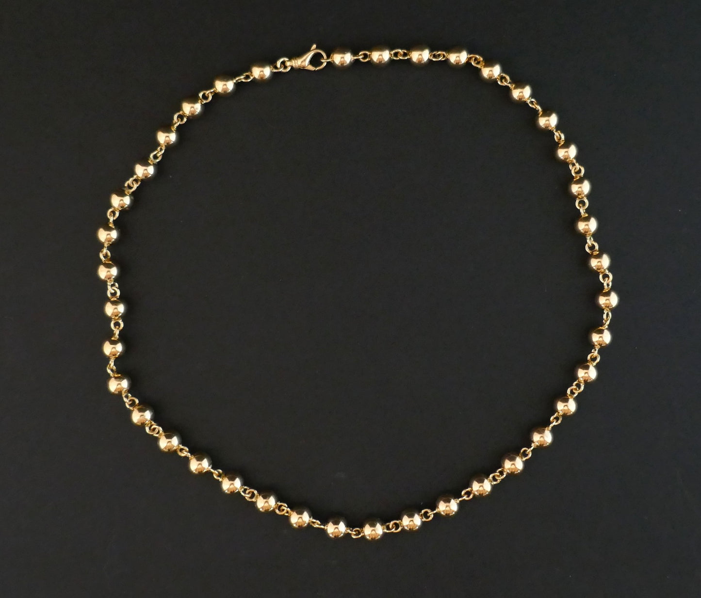 Collier Boules Marseillais En Or Jaune 18k