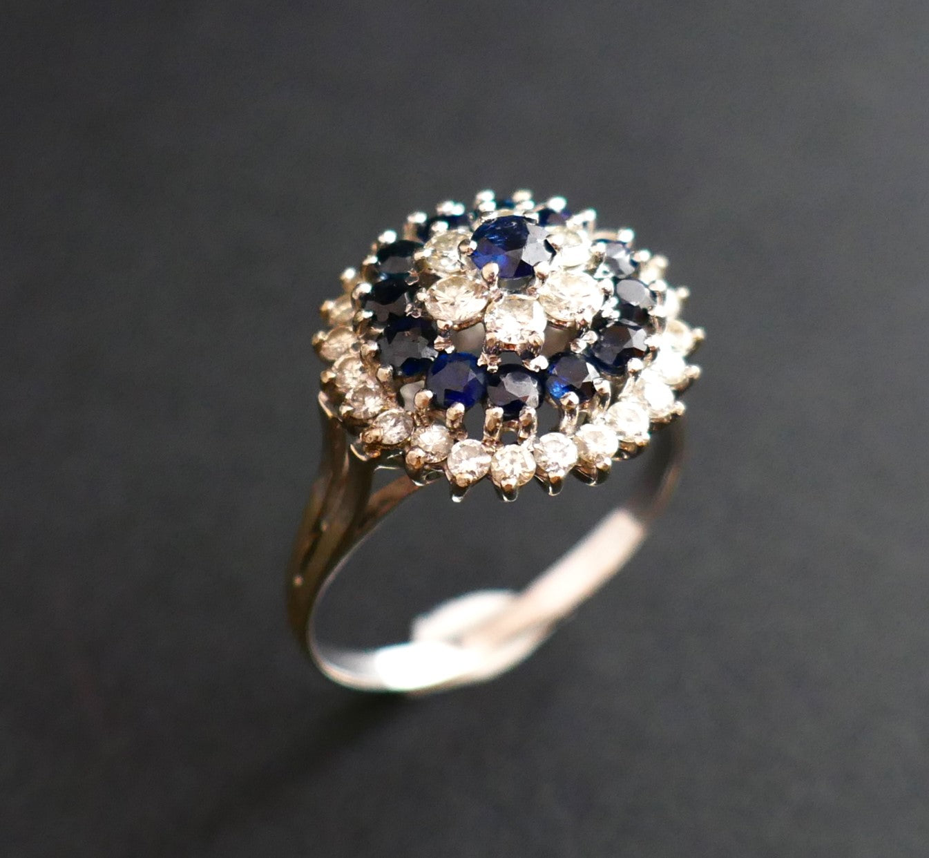 Bague Saphirs Et Diamants