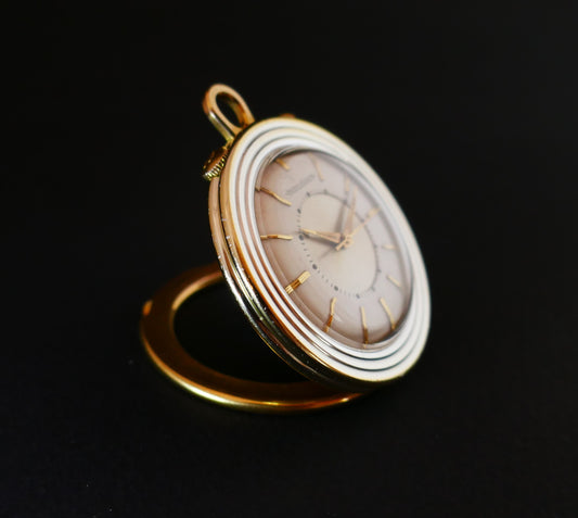 Rare Jaeger Lecoultre Mémovox Montre de poche et Réveil de bureau