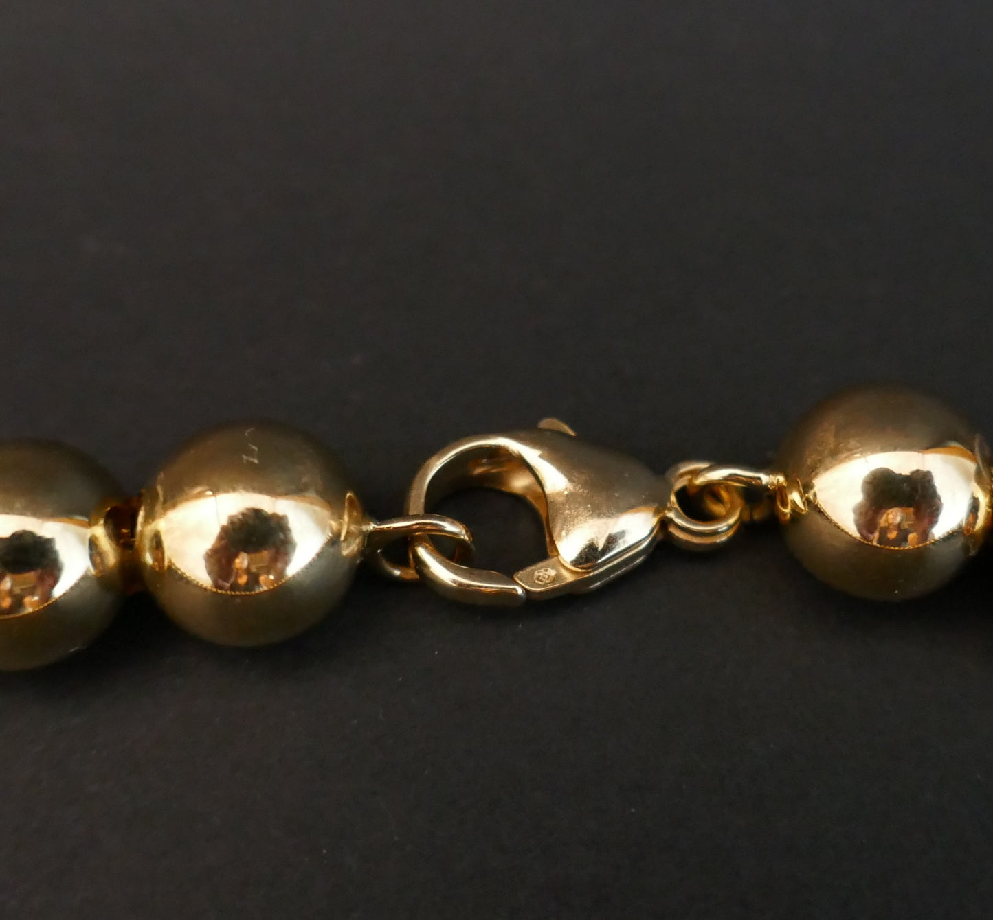 Important Collier Choker Boules Marseillais 40,17 grammes, Or Jaune 18k