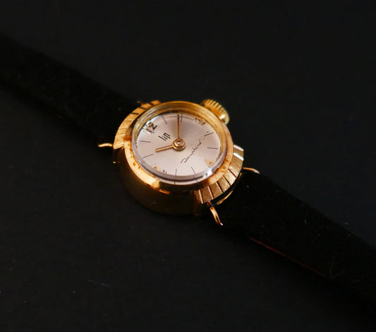 Lip Dauphine Mini Montre En Or 18 Carats