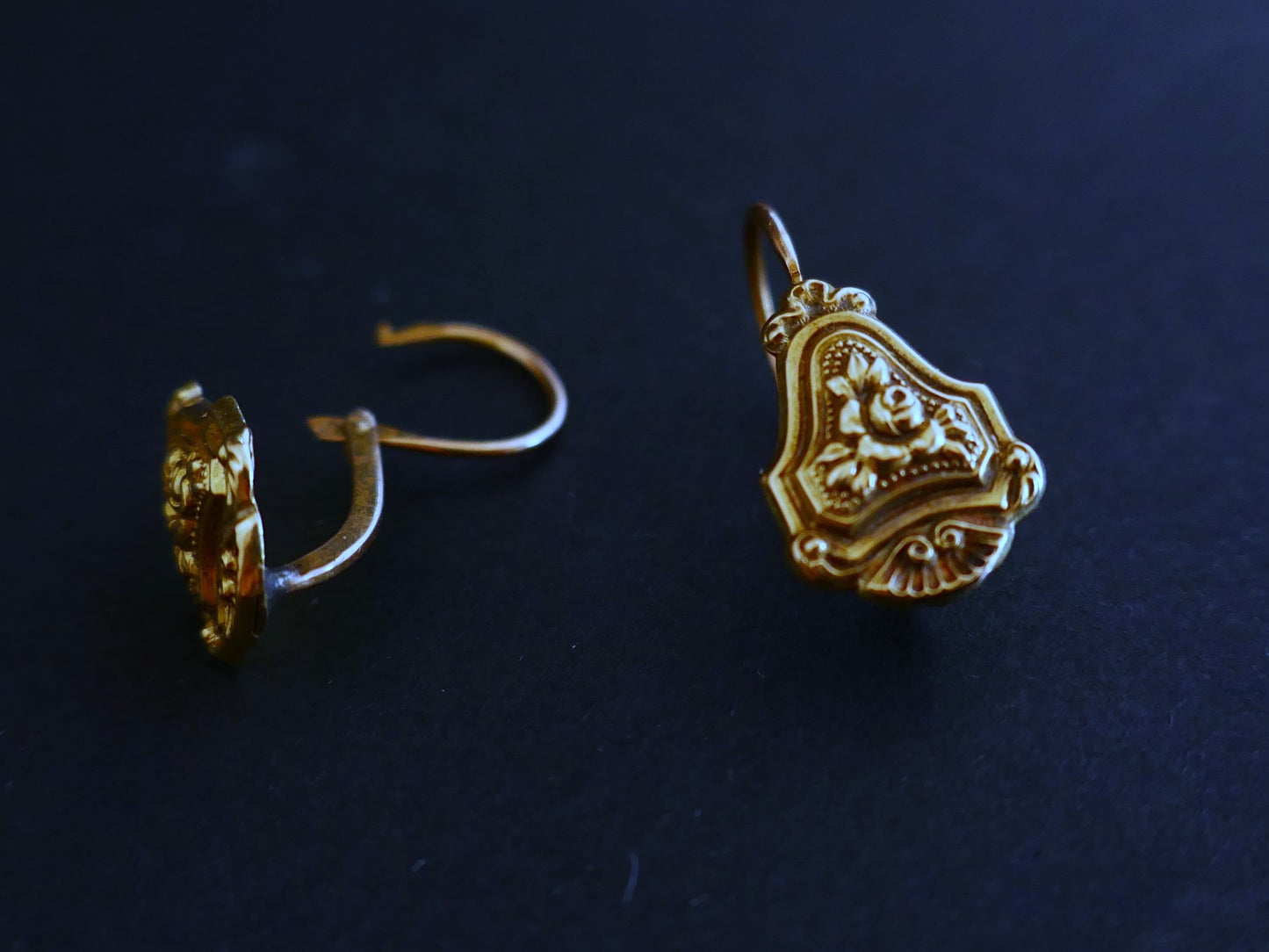 Pendants d'Oreilles Napoléon III (Début XIX)