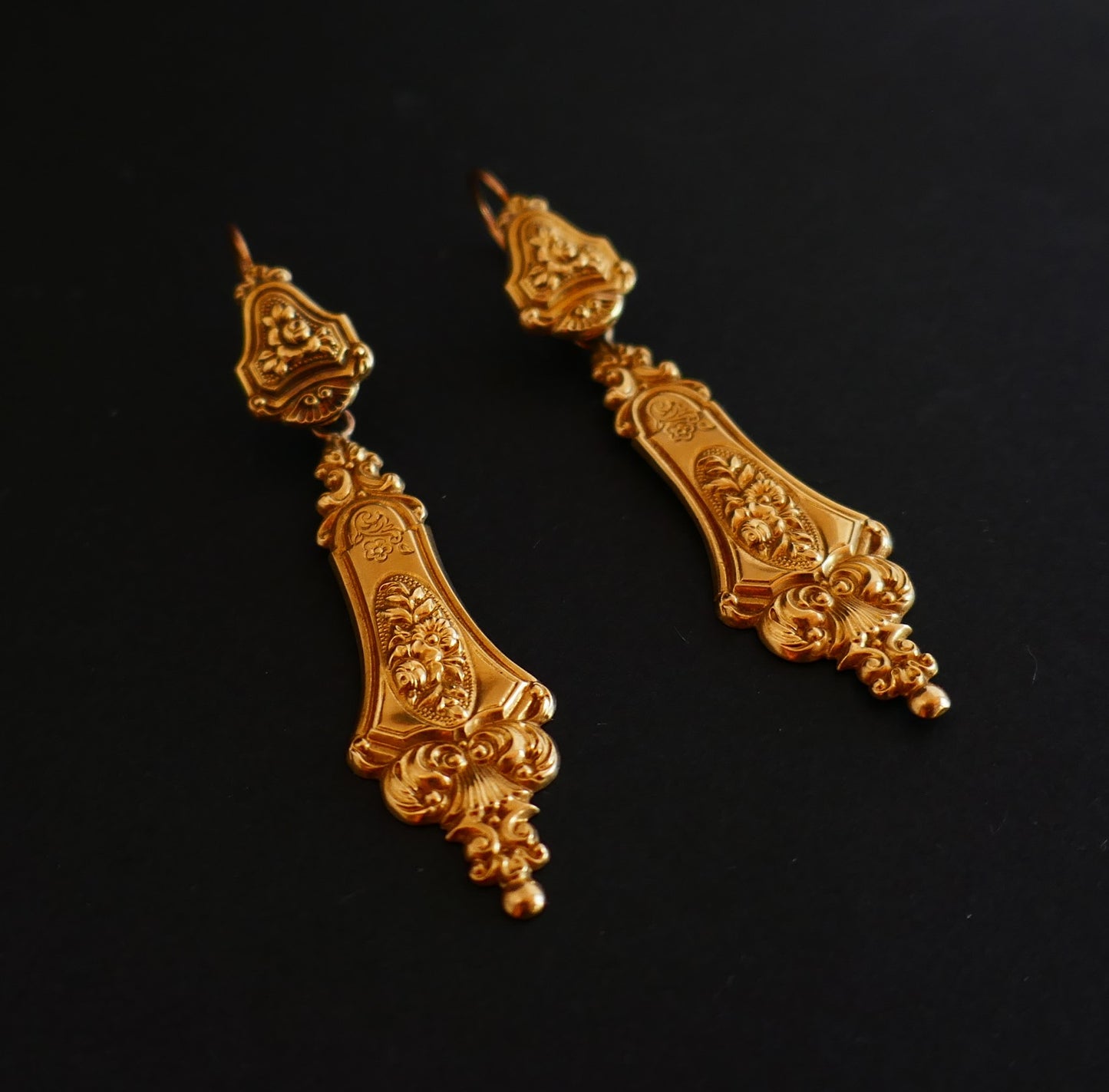 Pendants d'Oreilles Napoléon III (Début XIX)
