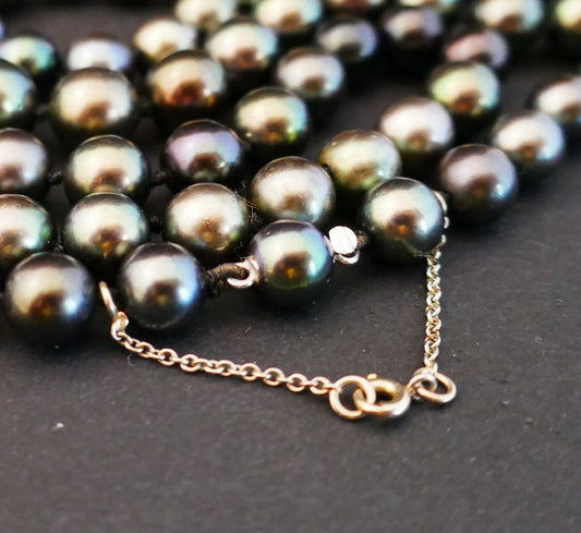 Sautoir De Perles De culture, Fermoir invisible.