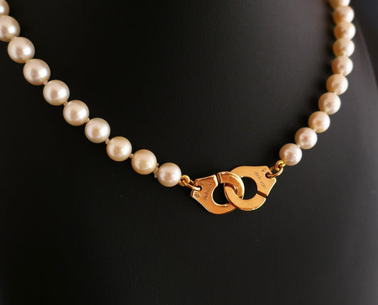 Dinh Van Collier De Perles, Or Jaune 18 Carats