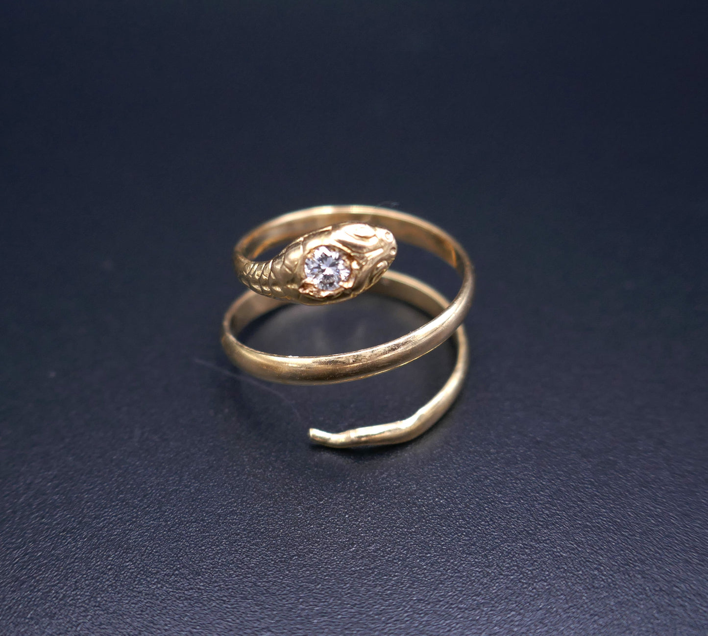Bague Serpent Et Diamant.