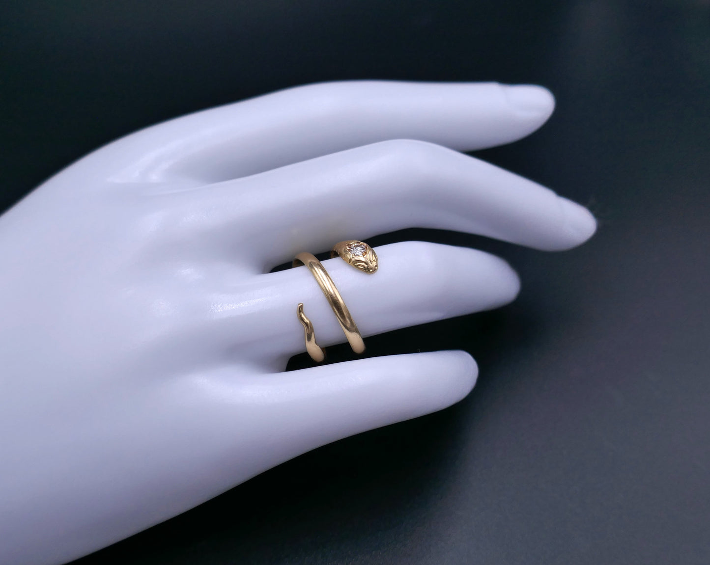 Bague Serpent Et Diamant.