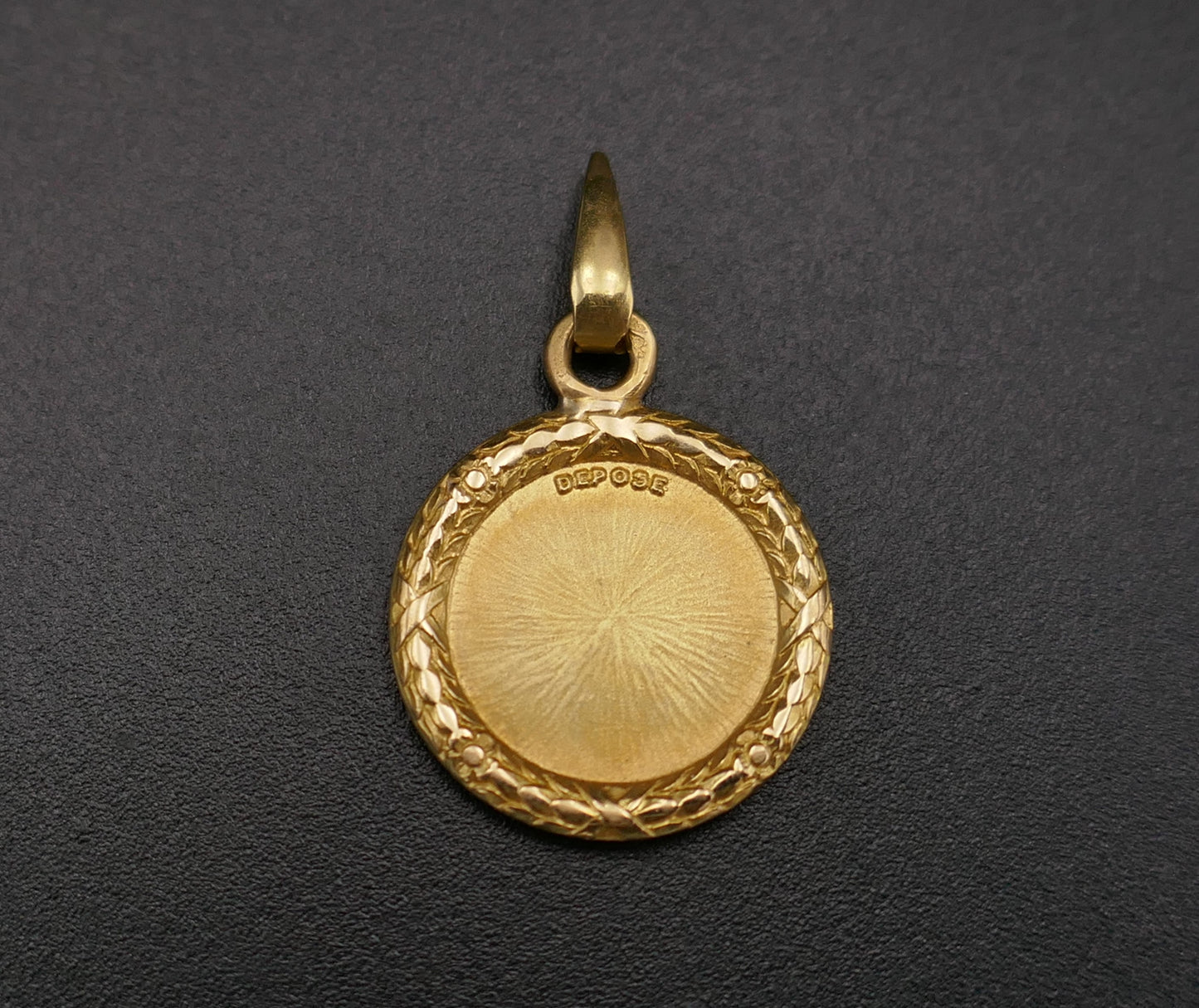 Augis Médaille d'Amour Diamant Et Rubis, Or 18 Carats
