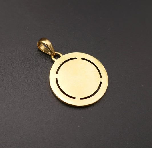 Rare Médaille d'amour AUGIS, diamants et rubis calibrés.