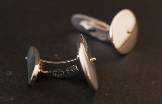 Georg Jensen Boutons De Manchettes En Argent