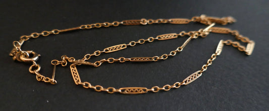 Chaîne En Or Rose 18 Carats