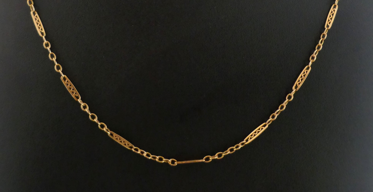 Chaîne En Or Rose 18 Carats