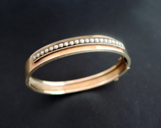 Bracelet Perles Fines, Or 18 Carats