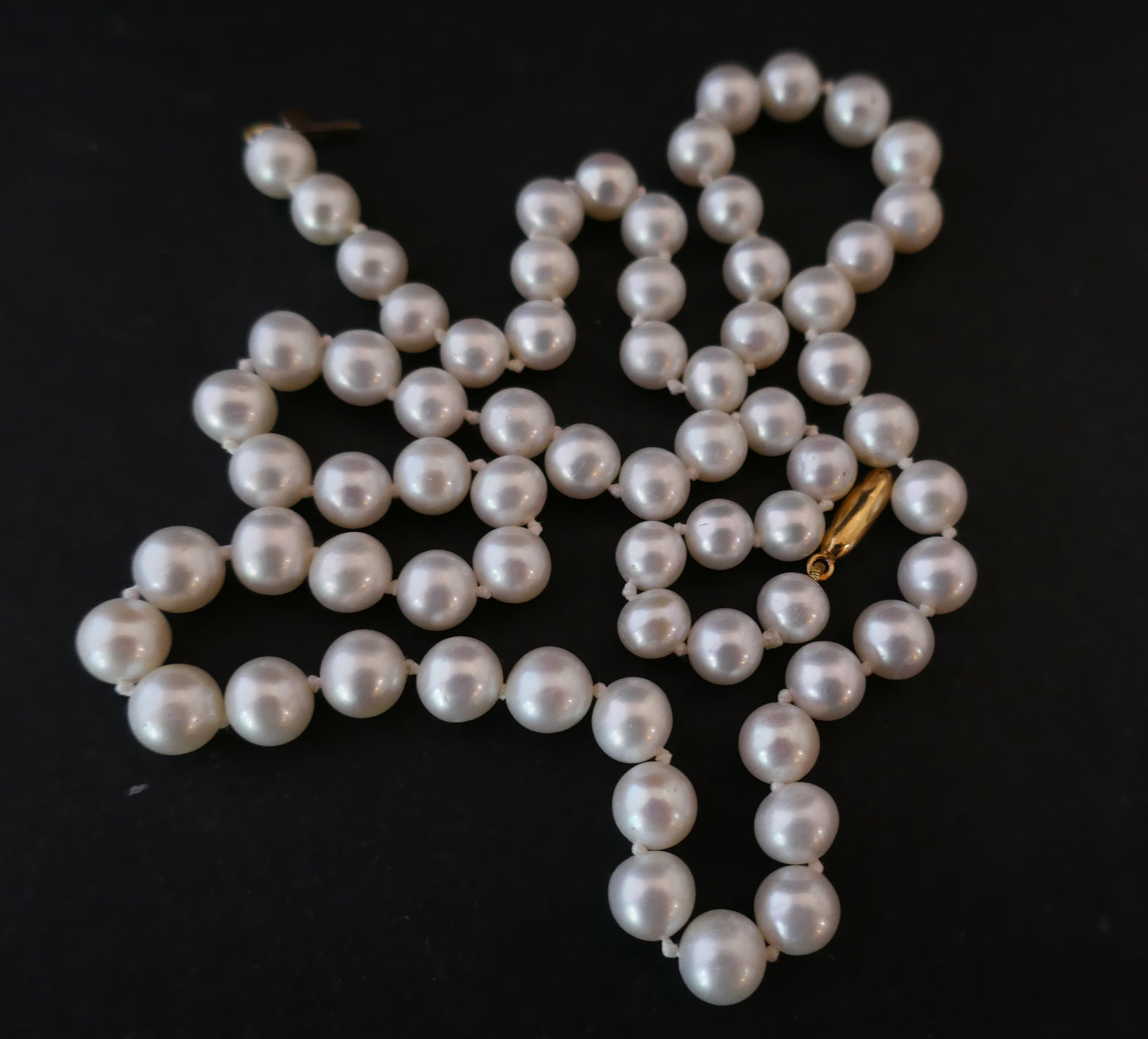 Collier De Perles De Culture Choker, Fermoir Or