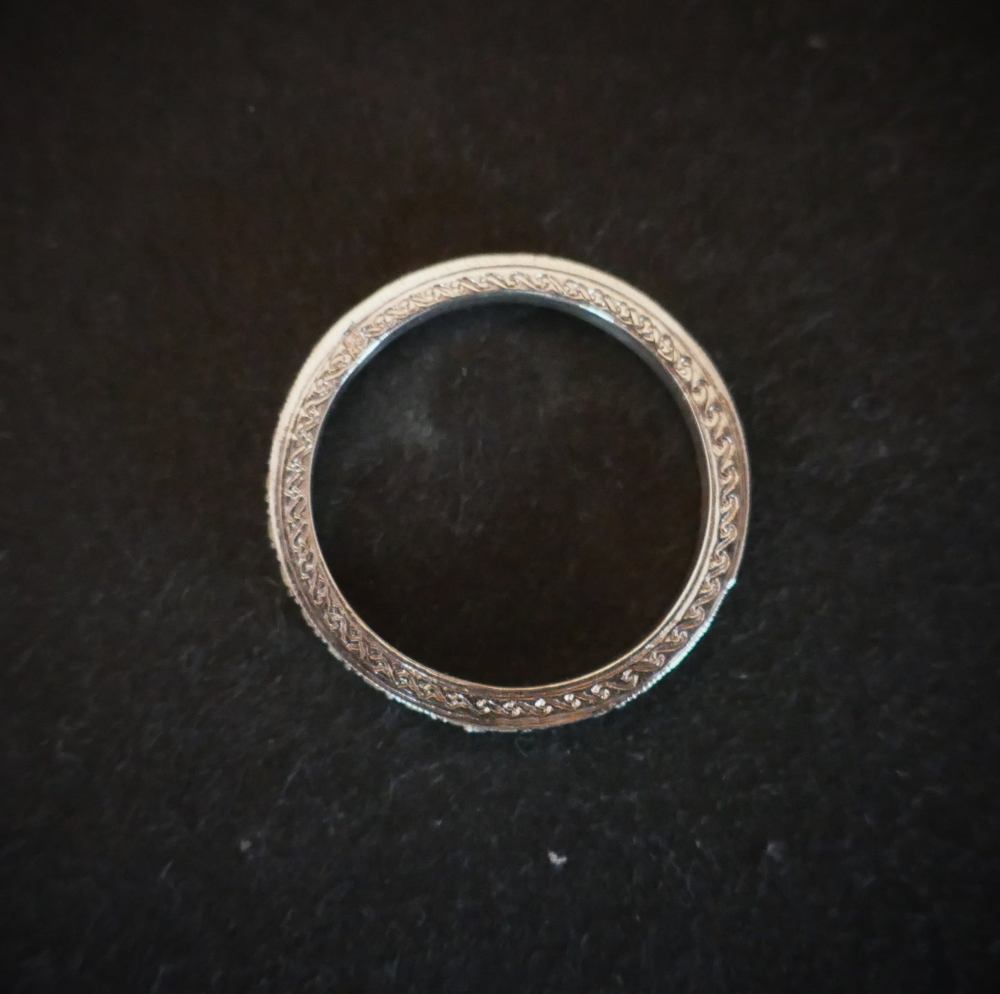 Bague en Argent Et Pierres Blanches