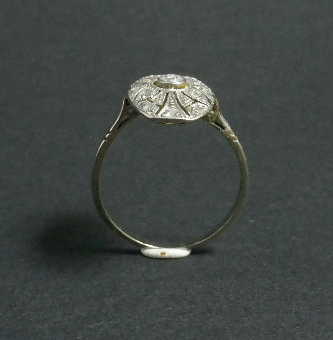 Bague Diamants, Or Blanc 18 Carats