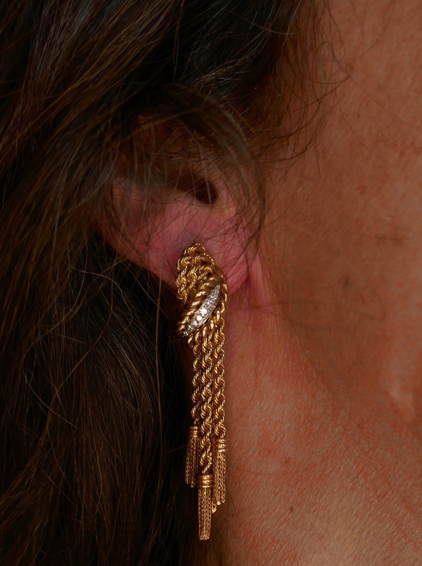 Pendants d'Oreilles Diamants