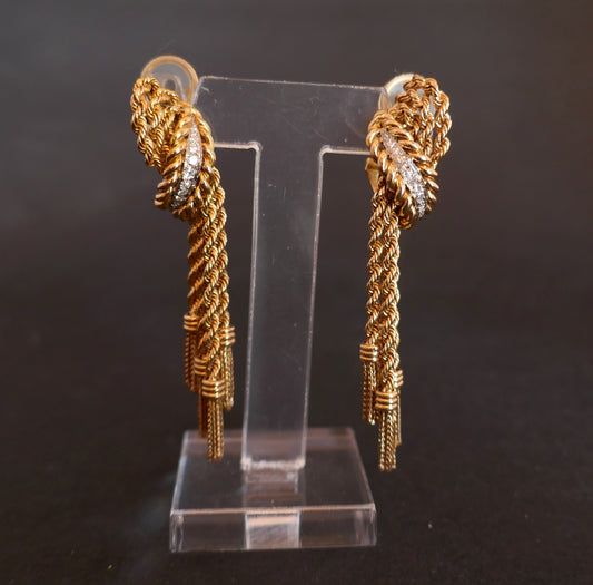 Pendants d'Oreilles Diamants