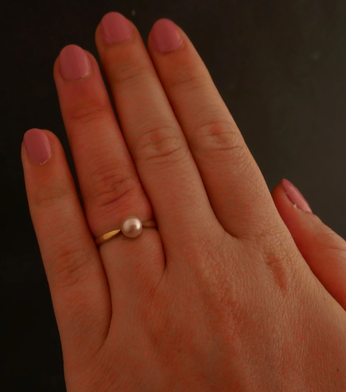 Bague Sertie d'Une Perle De Culture, Or 18k