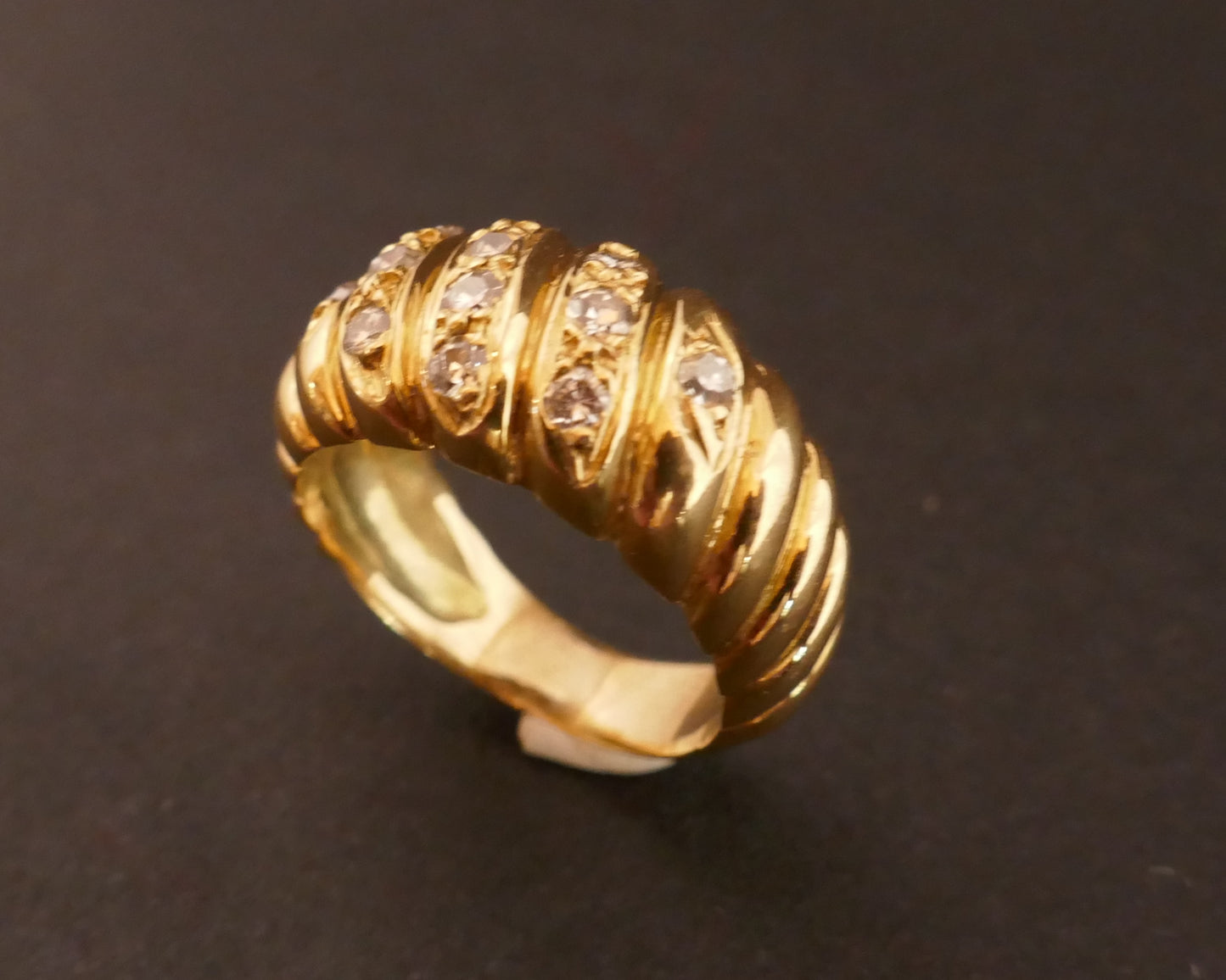 Bague Diamants, Or 18 Carats