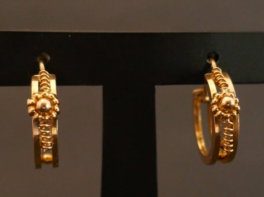 Anciennes Créoles, Poinçon Tête De Cheval.