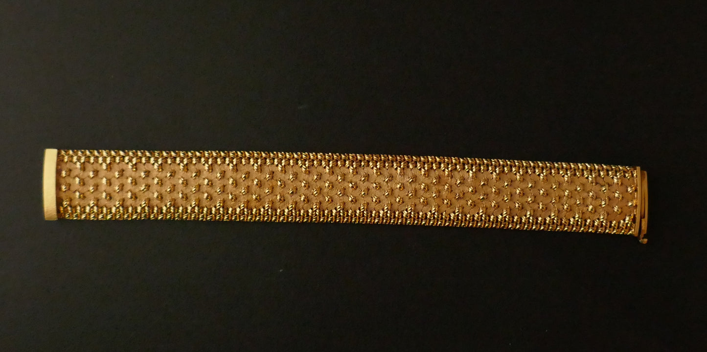 Bracelet Manchette En Or 18 Carats