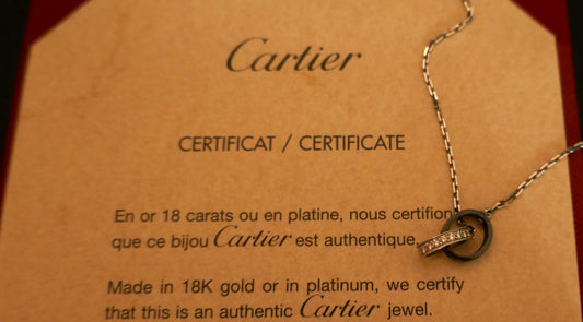 CARTIER Pendentif Baby Love Diamants Et Céramique, Edition Limitée