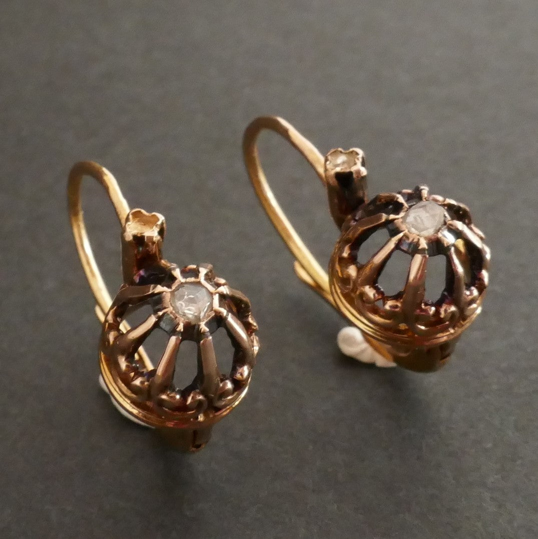 Dormeuses Diamants, Poinçon Tête De Cheval