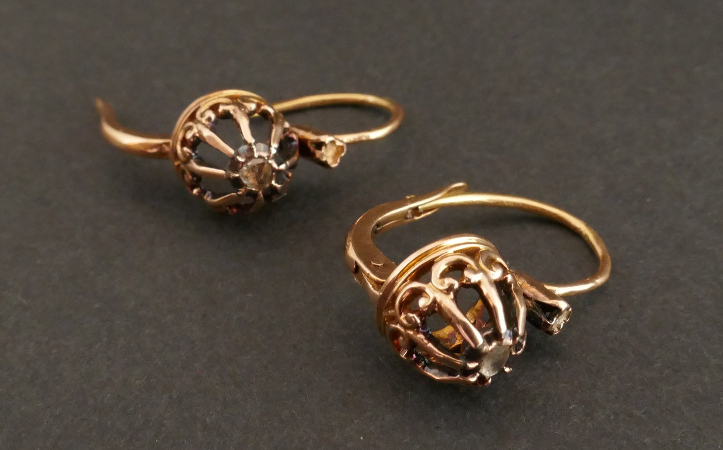Dormeuses Diamants, Poinçon Tête De Cheval