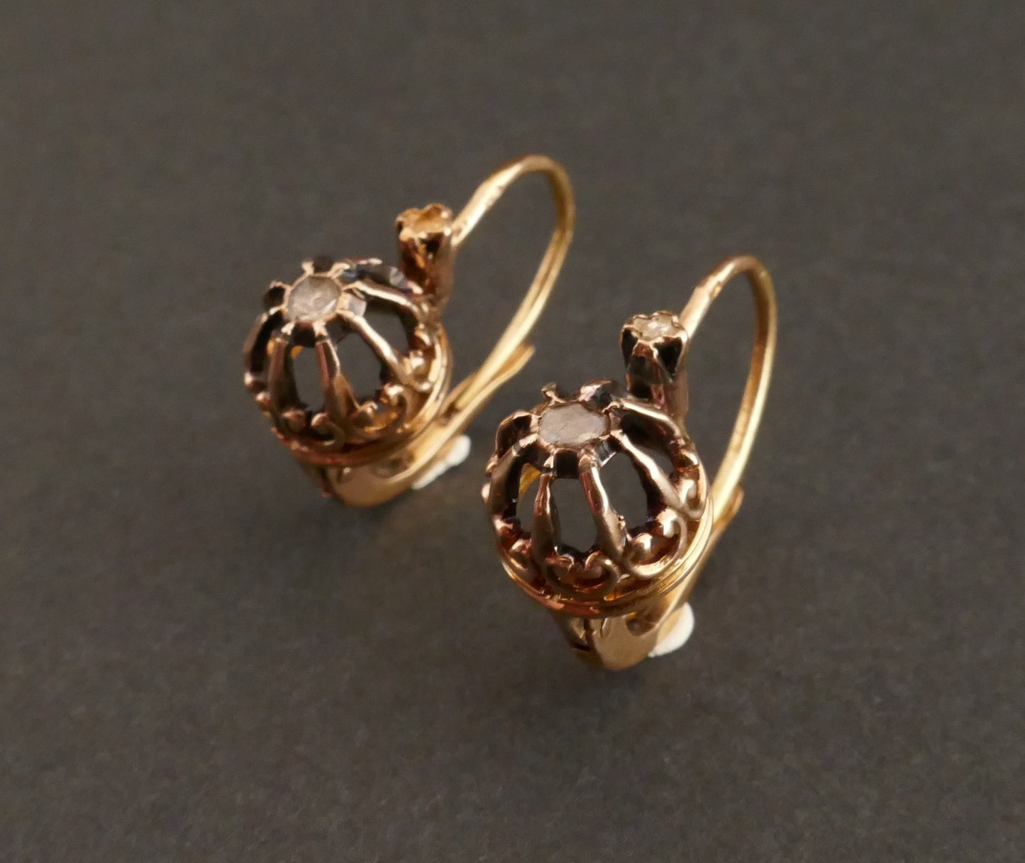 Dormeuses Diamants, Poinçon Tête De Cheval