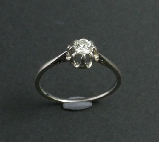 Solitaire Diamant, Monture Platine