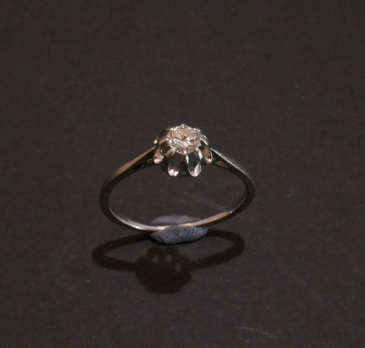 Solitaire Diamant, Monture Platine