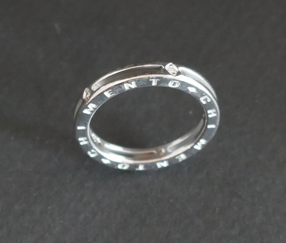 Alliance Signée Chimento Diamants, Or Blanc 18 Carats