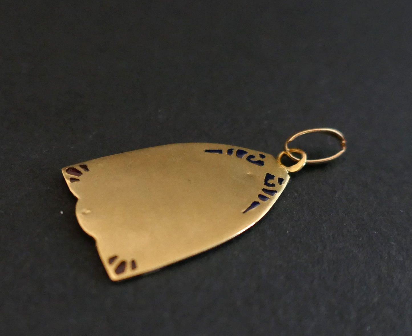 Médaille Art Nouveau Plique à Jour Signée J.holy, Or 18 Carats