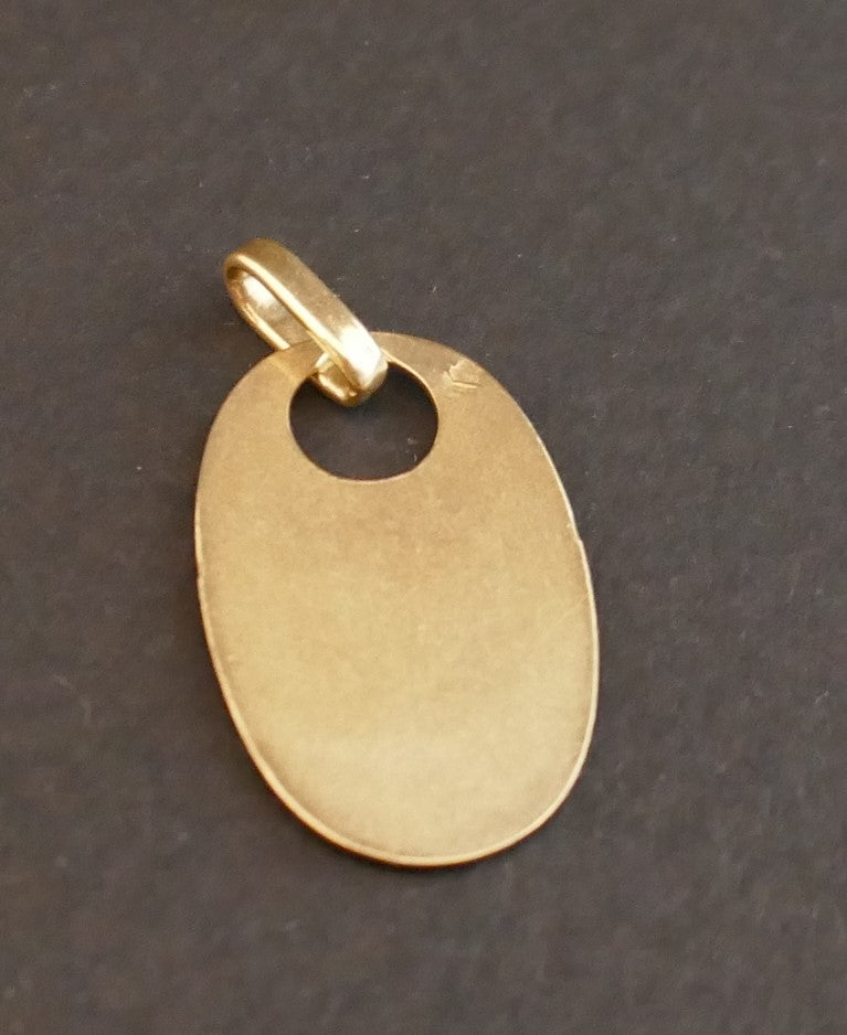 Augis Médaille d'Amour Diamant Et Rubis, Or 18 Carats