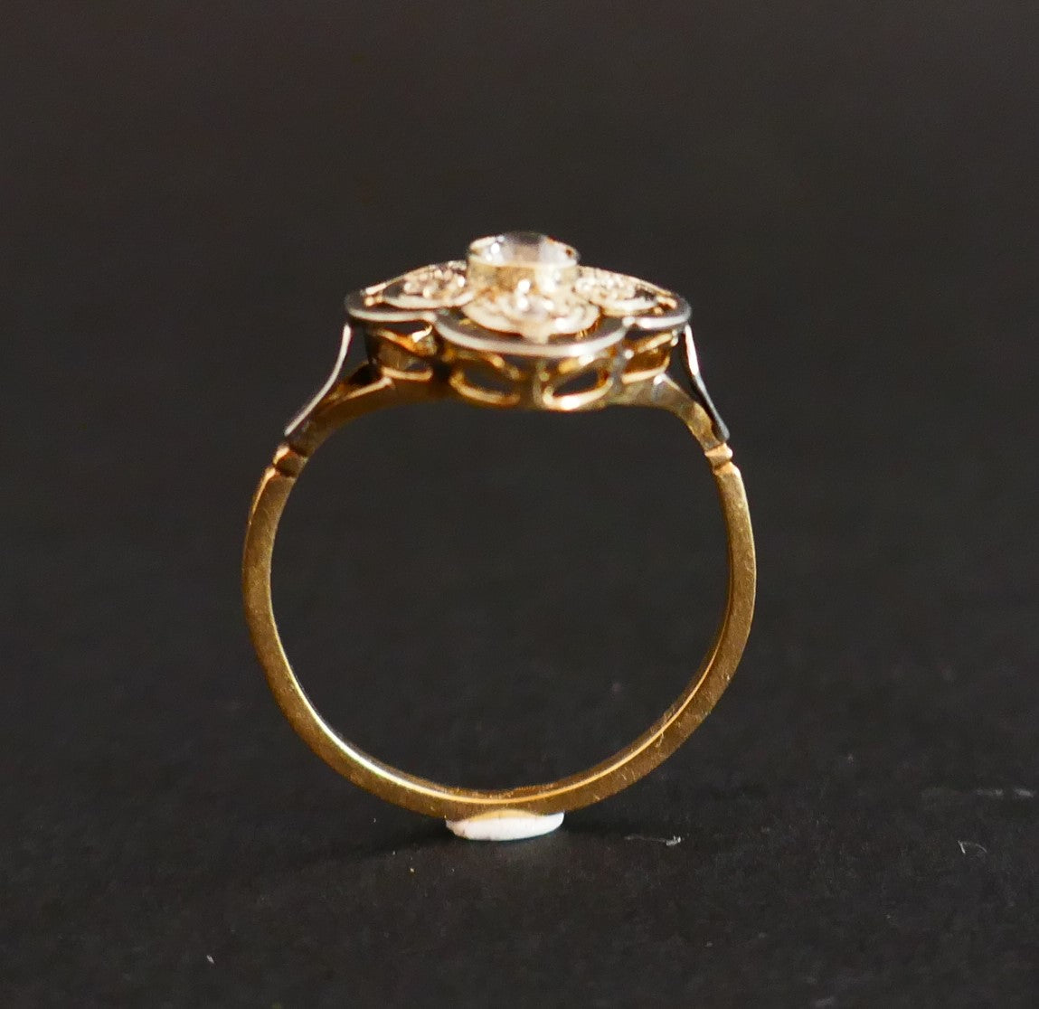 Bague Ancienne Trèfle, Or 18 Carats