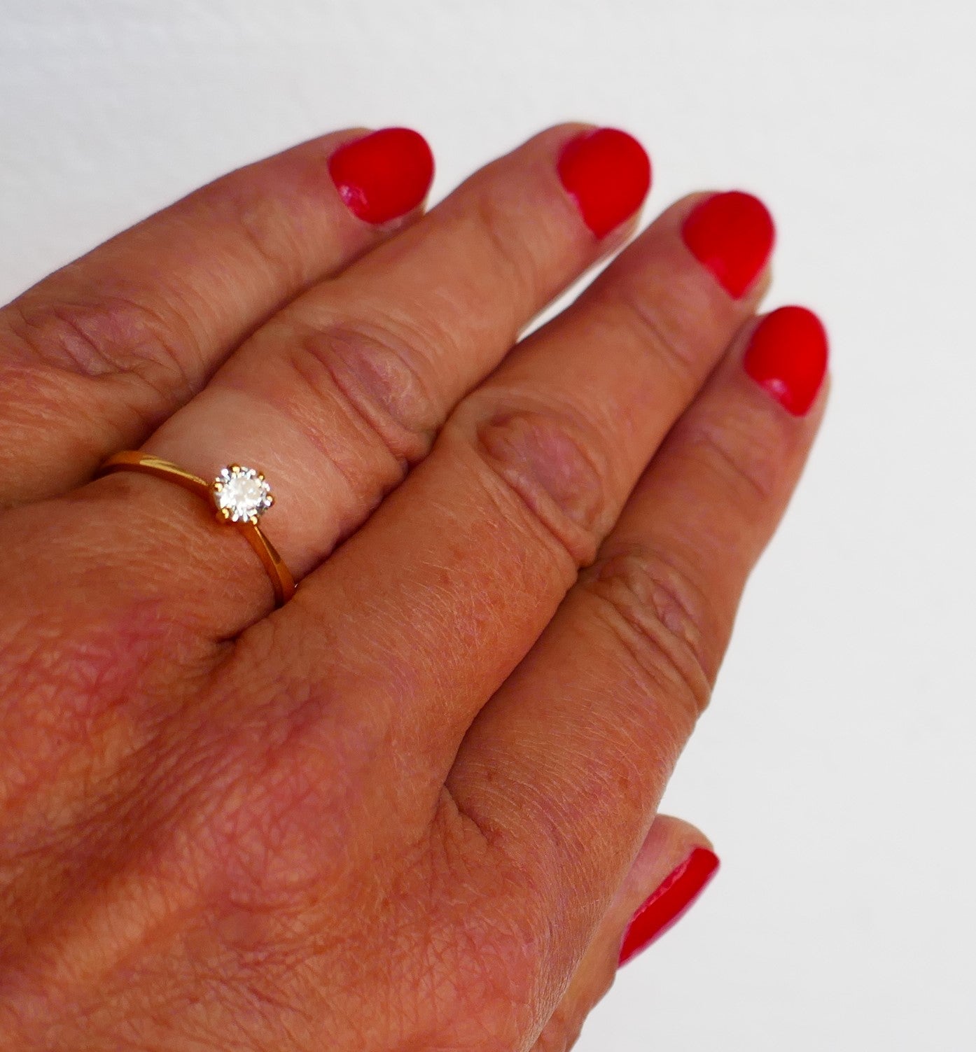 Bague Solitaire Diamant: 0,31 Carat