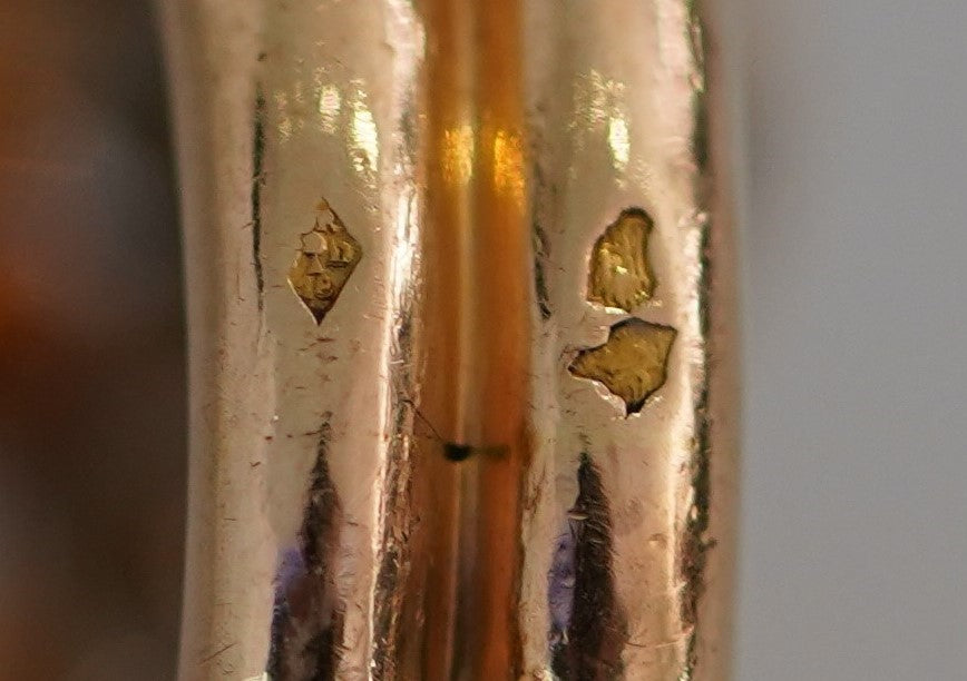 Bague Années 50' ,Maison Rouvenat Després, Perle Et Diamants, Or Et Platine.