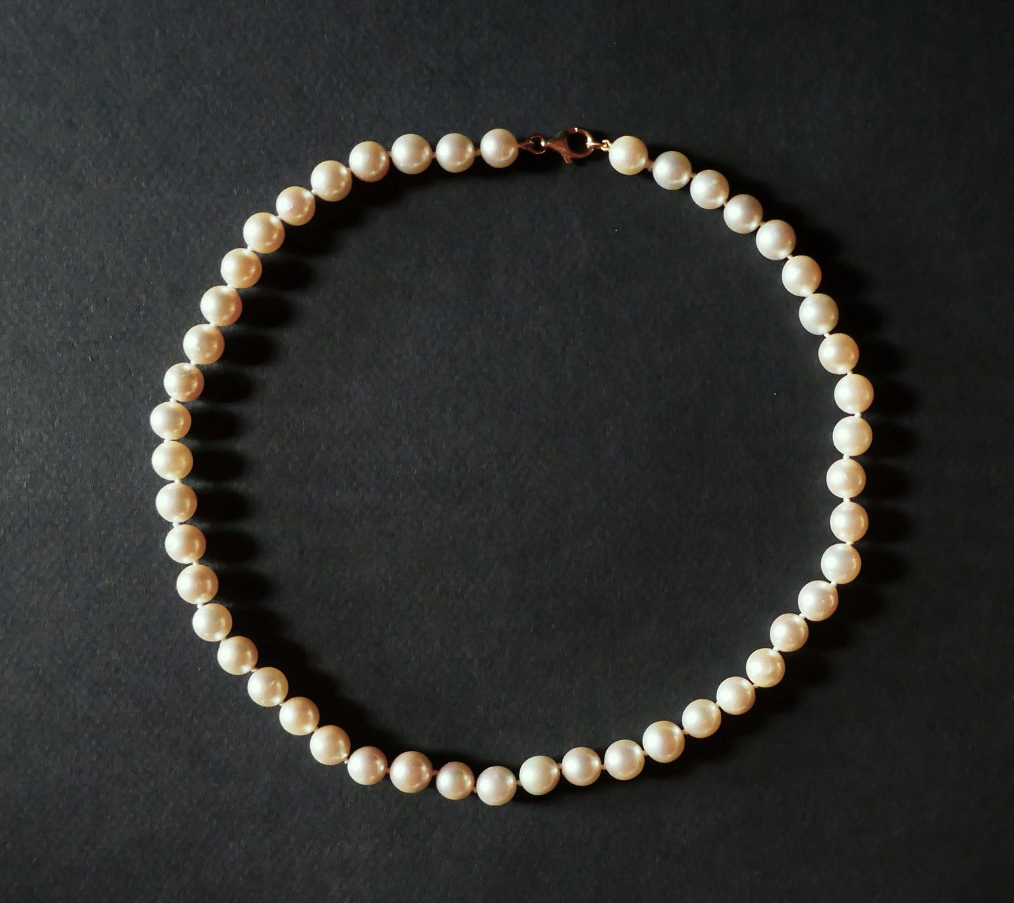 Collier De Perles De Culture Choker  Diamètre 8 - 8,5 mm