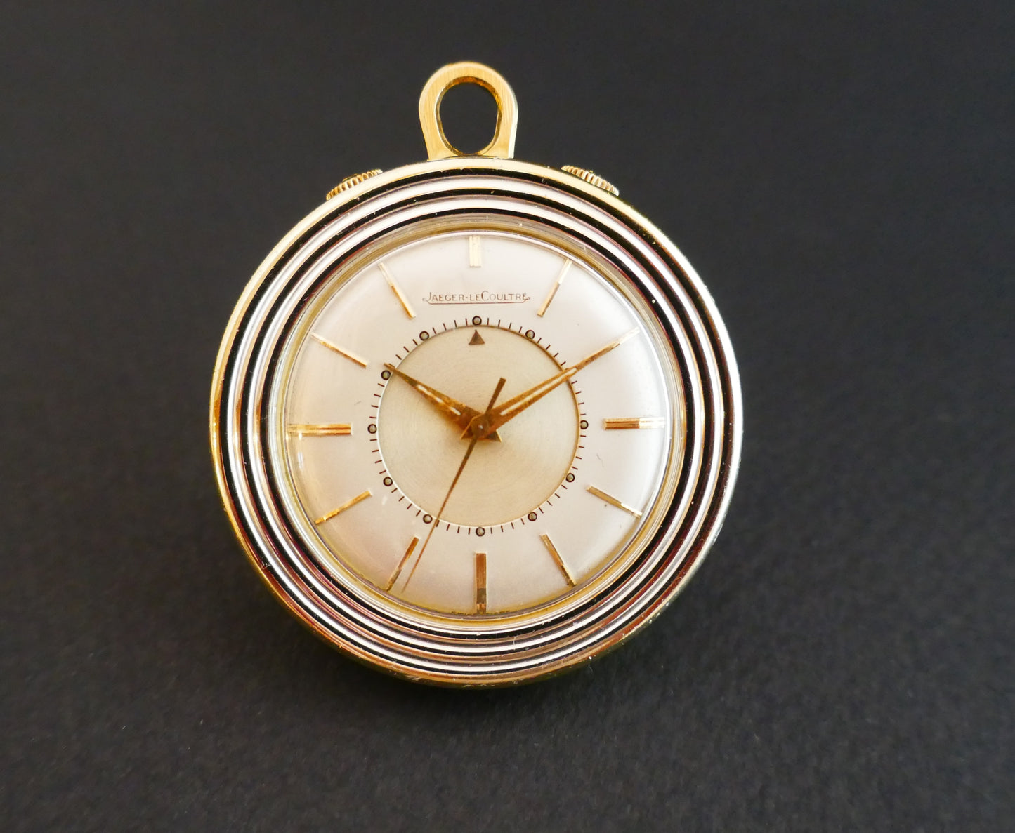 Rare Jaeger Lecoultre Mémovox  Montre de poche et Réveil de bureau